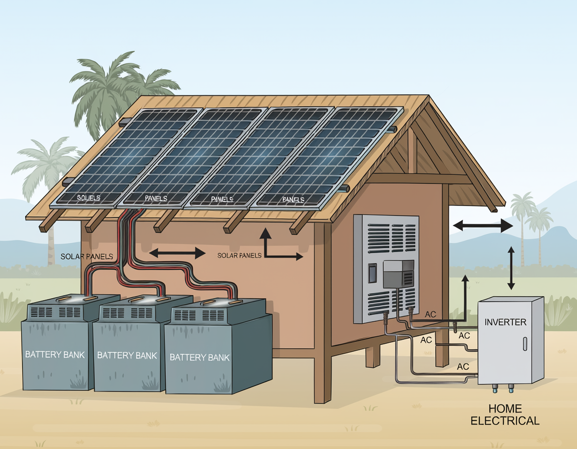 ระบบโซล่าเซลแบบ Off-grid